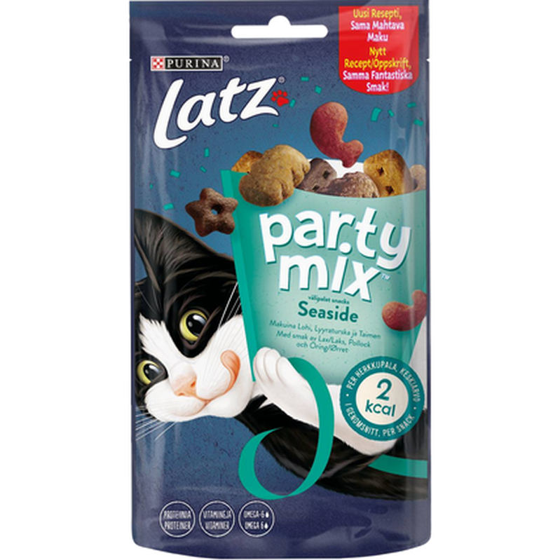 Purina Latz - Latz Party Seaside Mix 60 g x 8st - Katt - Kattgodis & Kattgräs - ZOO.se