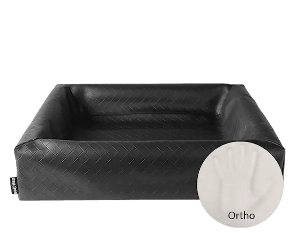 Biabed Ortho svart firkantet nr. 3 - 60 x 70 cm