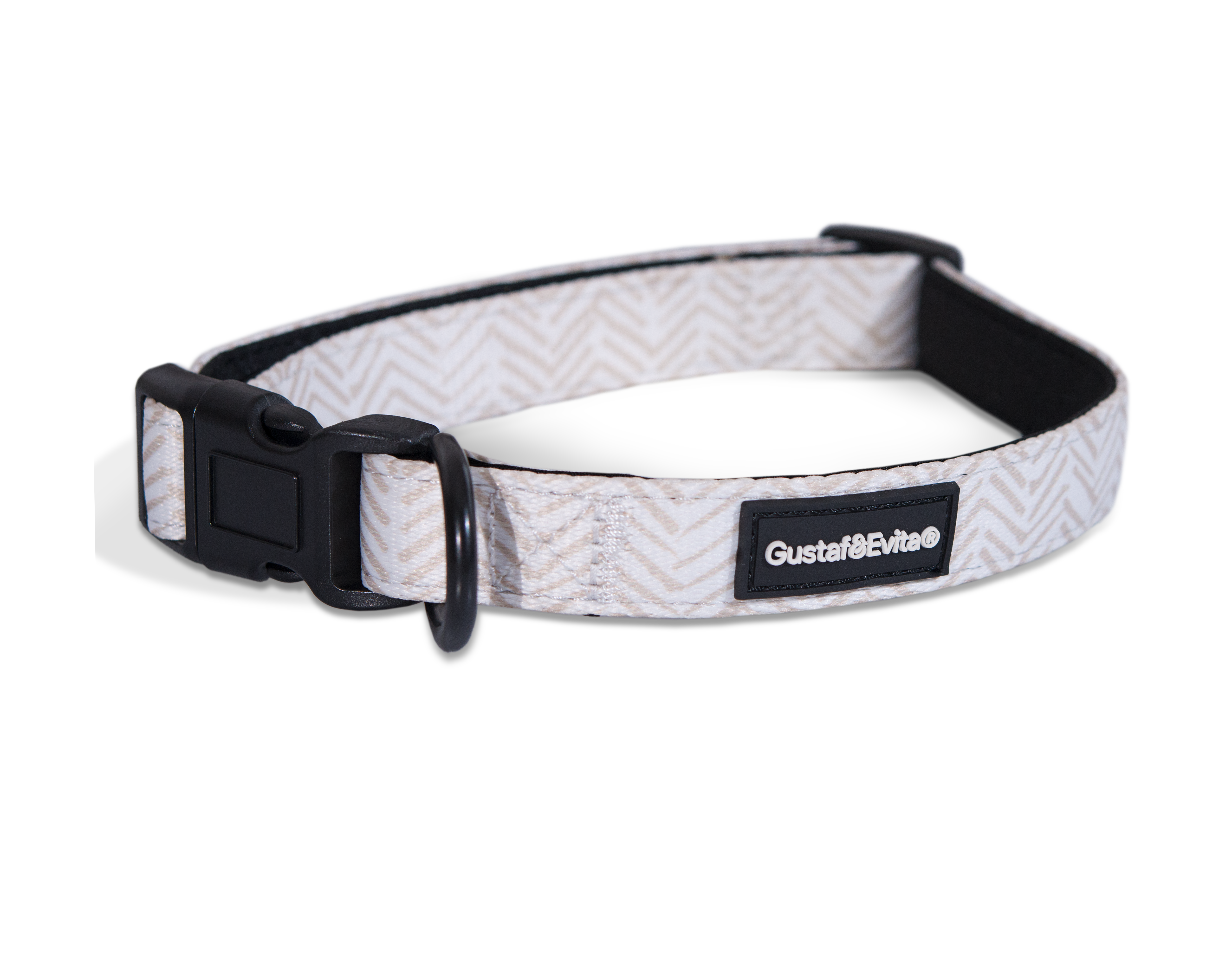 Gustaf och Evita - Hundhalsband Chicish ställbart XXS, 15mm x 22-30cm Mönstrad - Hund - ZOO.se