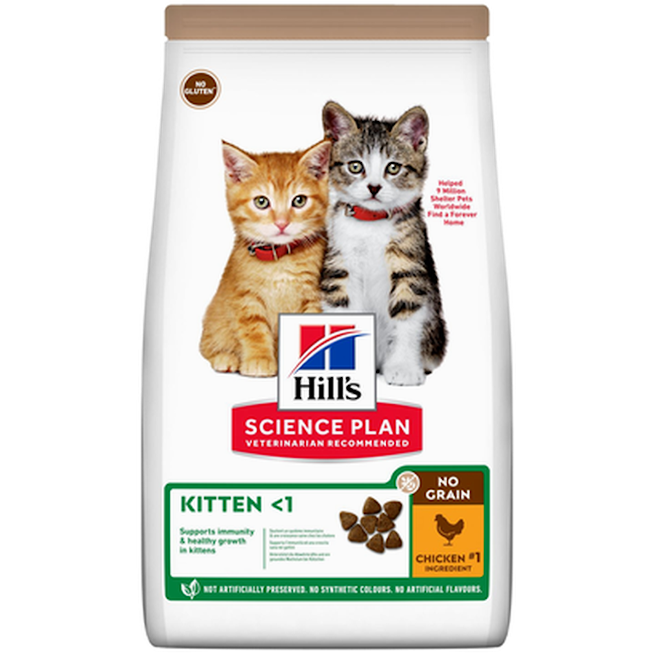Kitten No Grain Chicken & Potato - Dry Cat Food Grainfree 1,5 kg