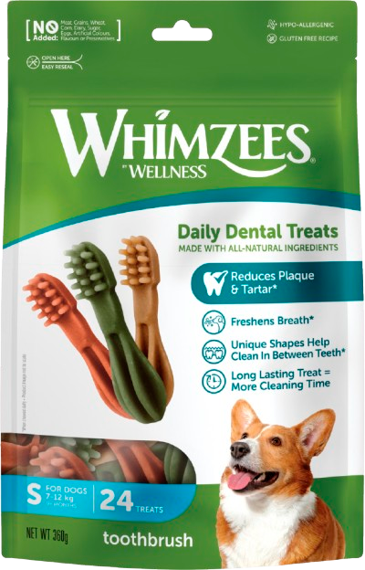 Whimzees - Toothbrush Star Dental Small 24 st - Hund - Hundgodis - ZOO.se