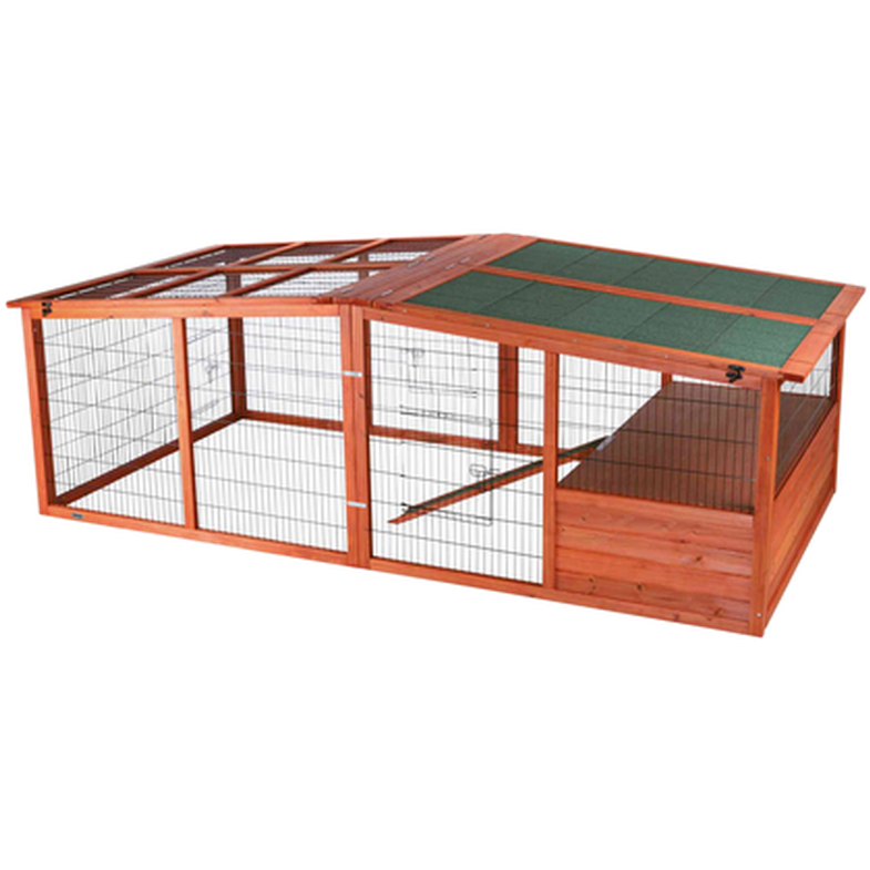 Trixie - Natura Outdoor Run XL Cover Brown 233×79×116 - Smådjur - Smådjur - ZOO.se