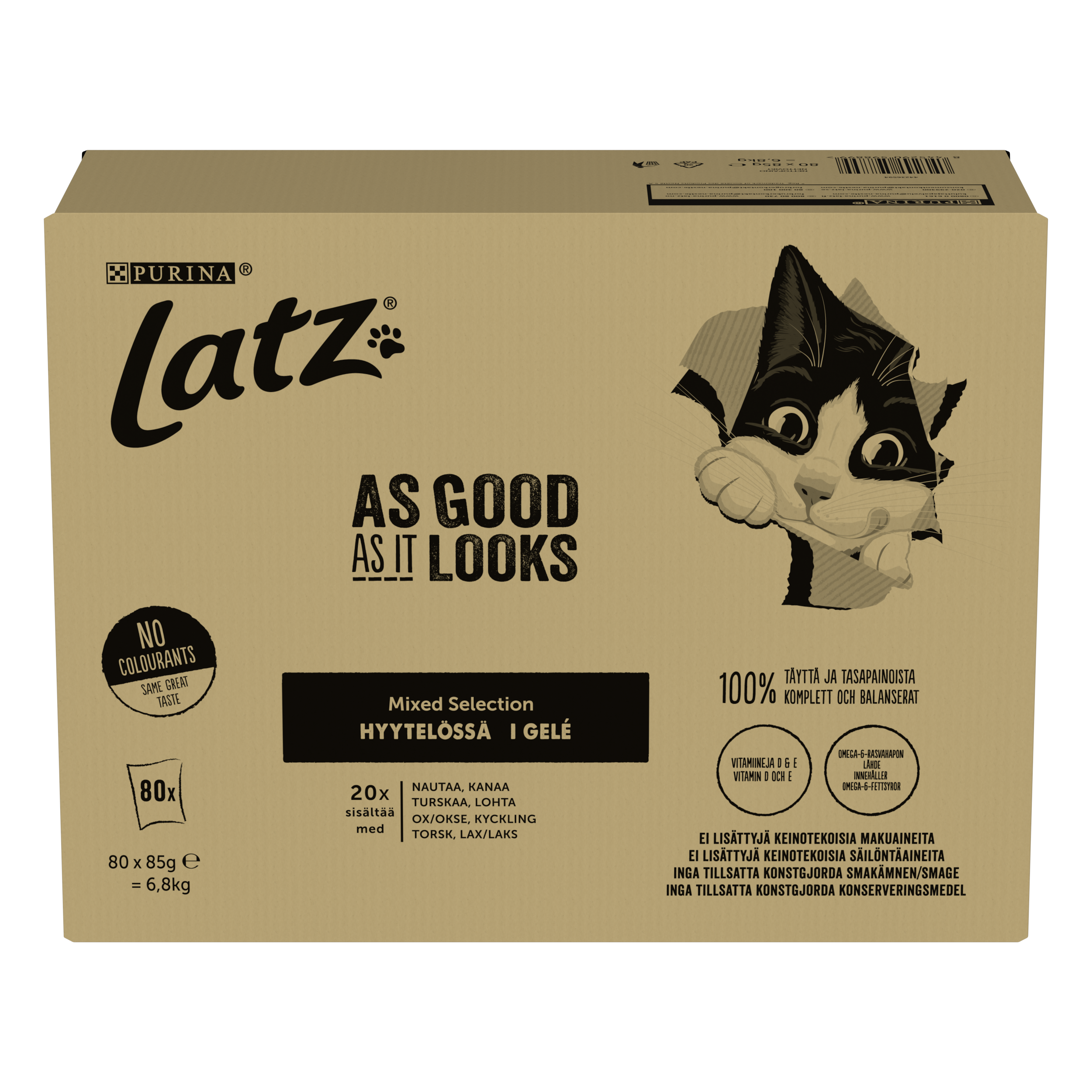 Latz Agail Mixed Selection i géle 80 x 85 g