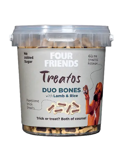Dog Treatos Duo Bones 500 gr - Lammas & riisi namit koiralle