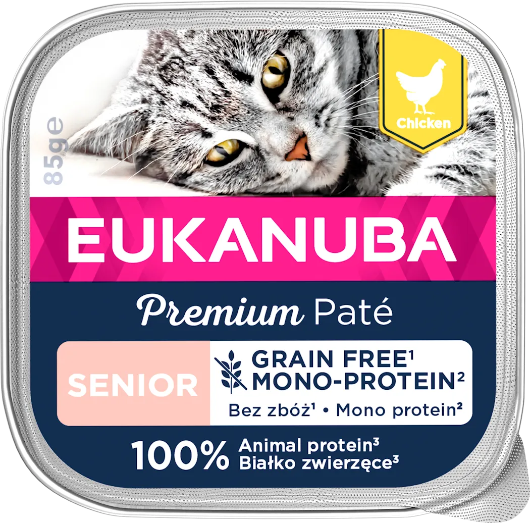 Eukanuba Cat Grain Free Senior Chicken Paté Mono