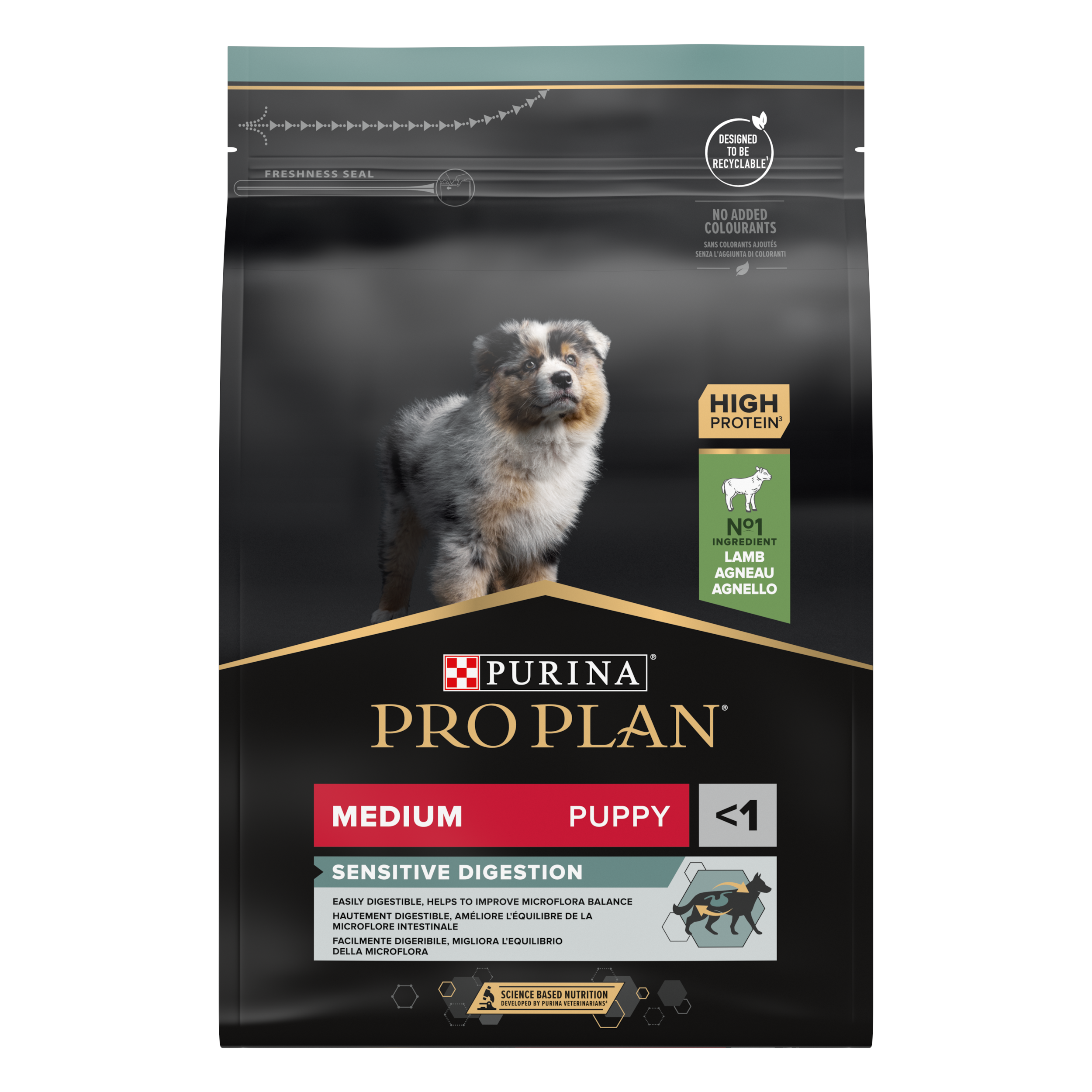 Purina Pro Plan - Medium Puppy - SENSITIVE DIGESTION Lamm 3 kg - Hund - Hundmat & hundfoder - ZOO.se