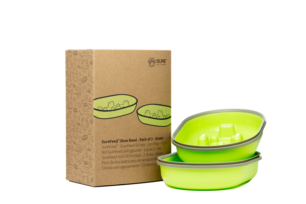 Slow Bowl  Grön 2pack