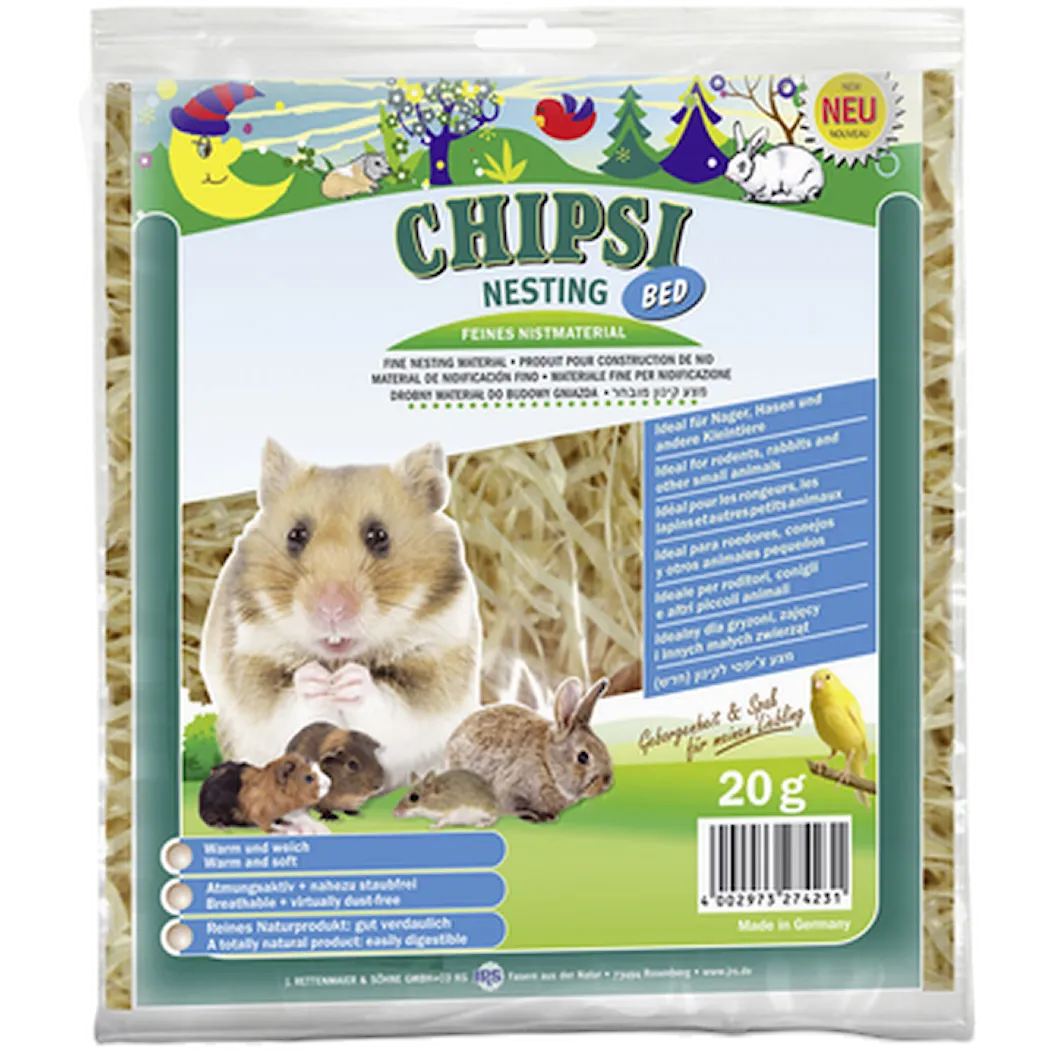 Chipsi Nesting Bed -pesämateriaali 20 g