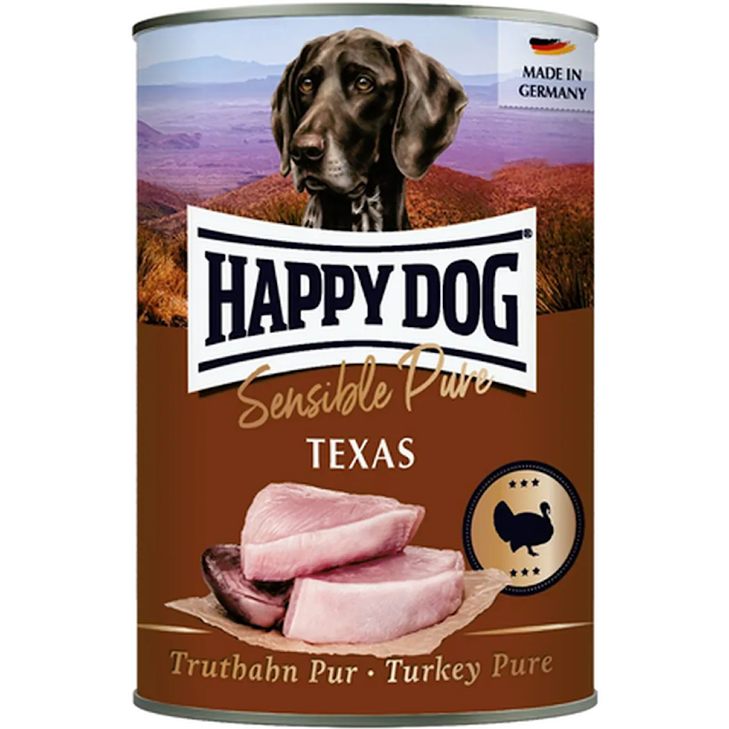 Happy Dog Wet Dog Food Tinned GrainFree 100% Turkey 400g