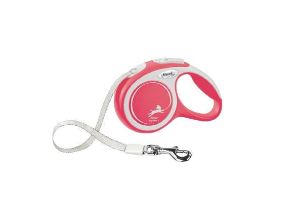 Flexi - Uusi Comfort-nauha, 3m, XS, max 12kg, punainen. - Koirat - Kaulapannat