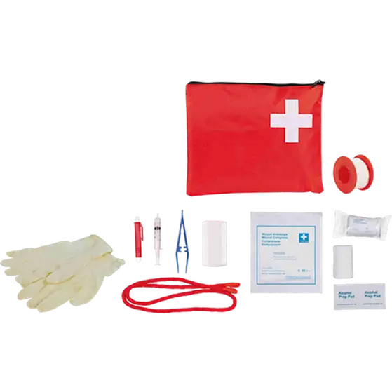 First Aid Kit for Cats & Dogs, Red 21cm