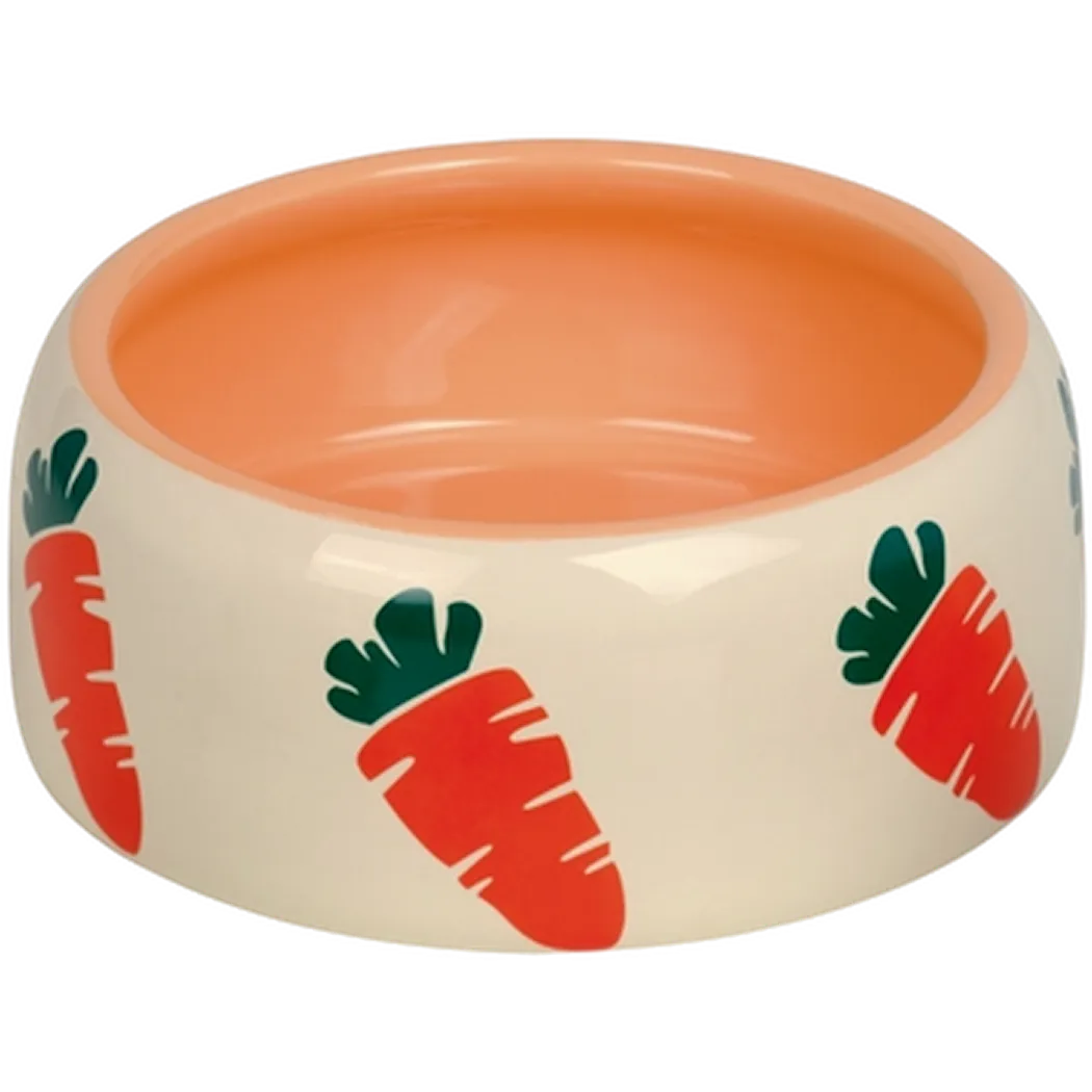 Nobby Carrot Ceramic Feeding Trough