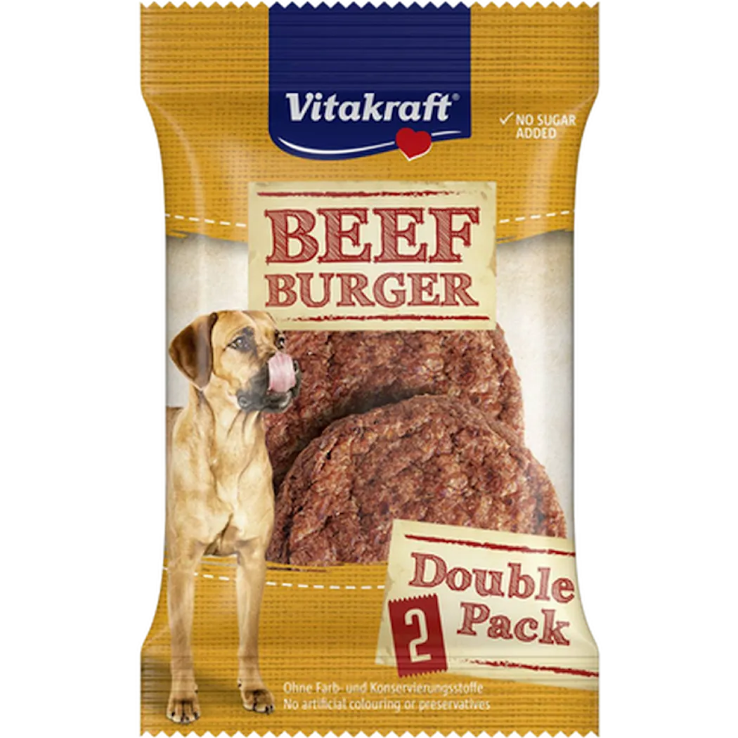 Vitakraft Hund Beef-Burger 2-pakning