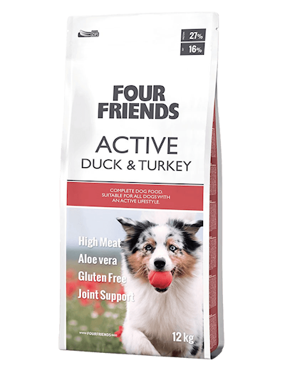 Preview of Fourfriends Dog Active Duck & Turkey 12 kg