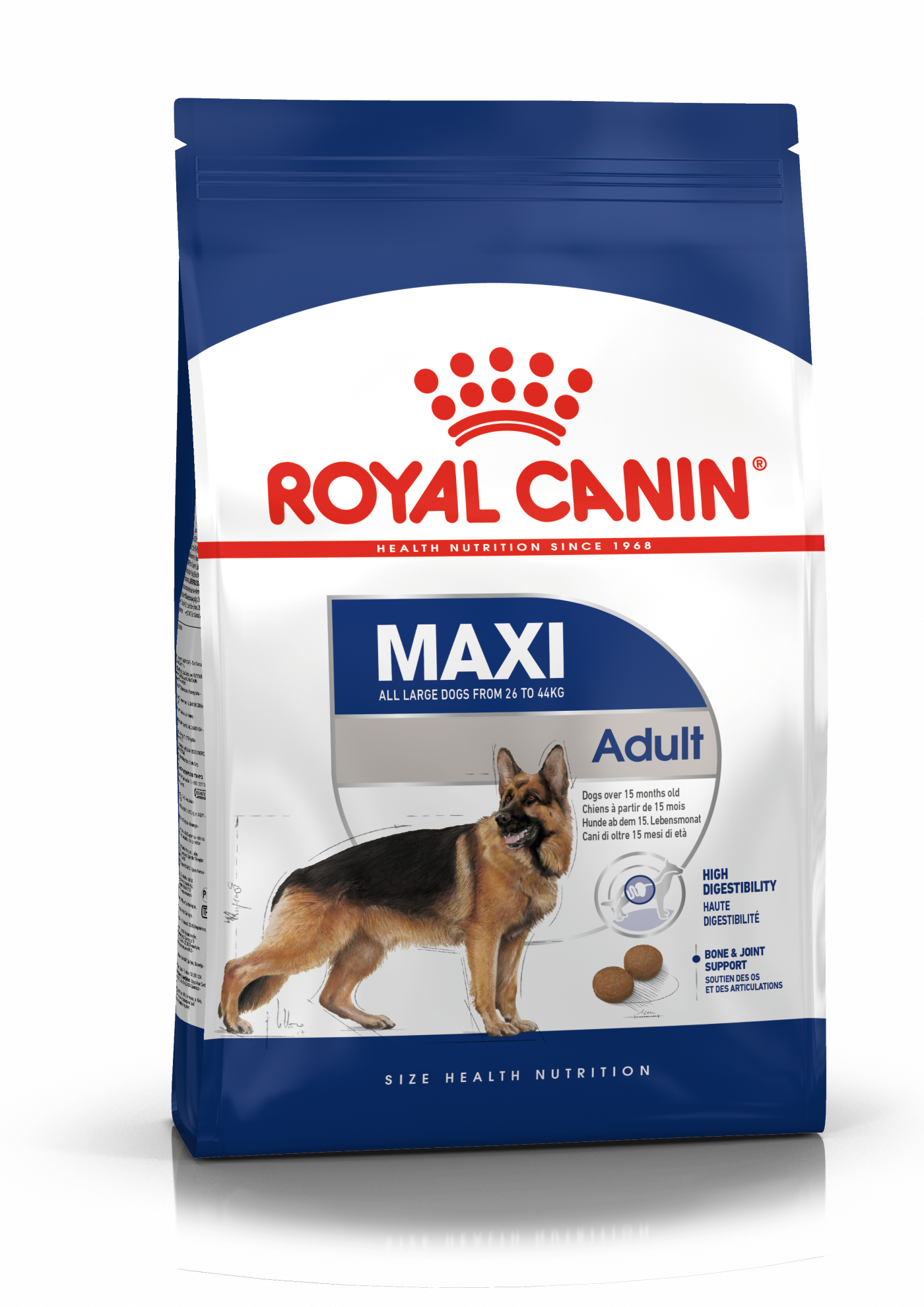 Størrelse Maxi Voksen 4 kg - Hund - Hundefôr & hundemat - Tørrfôr for hund - Royal Canin
