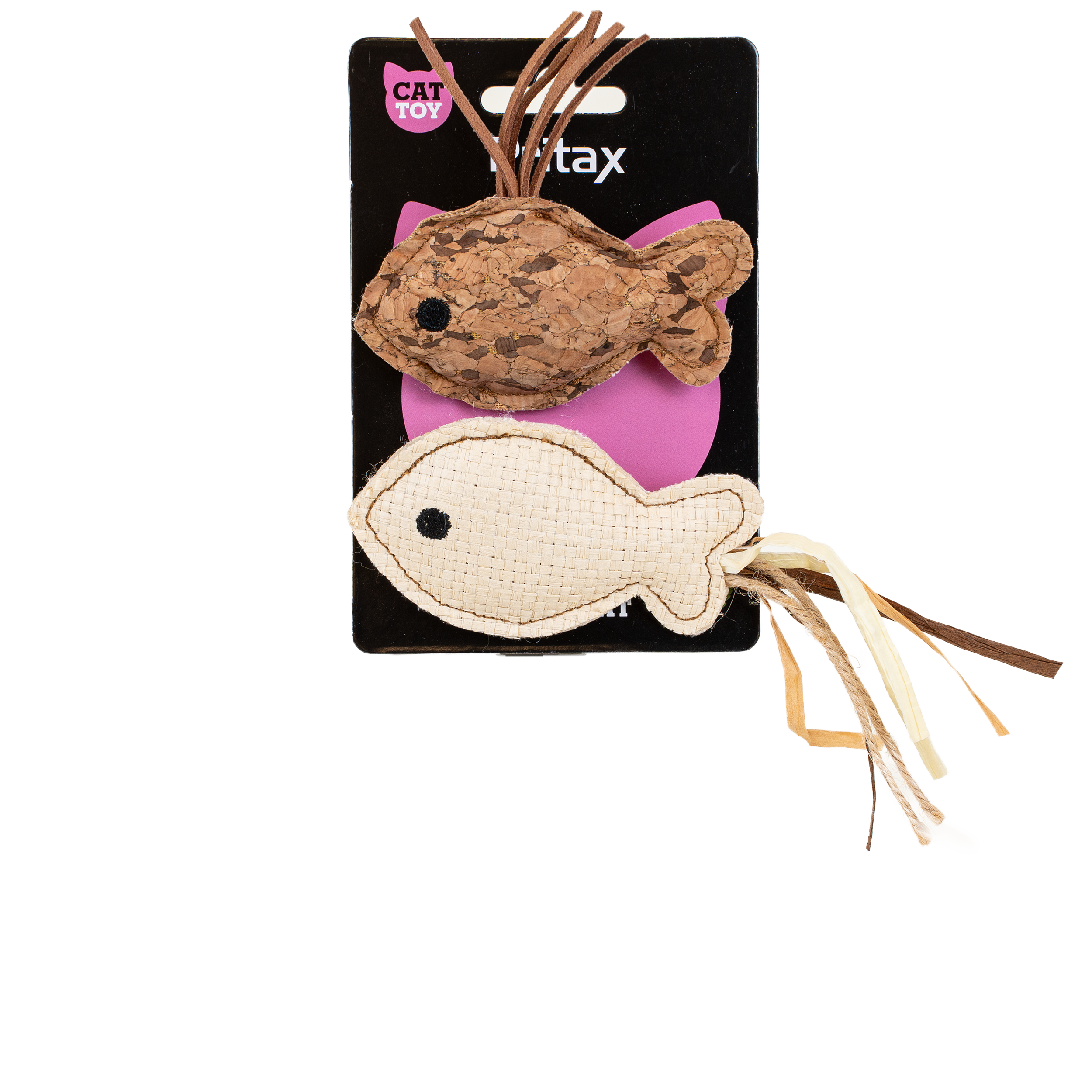Pritax - Kattleksak Natural Alba, 10x10x1,5cm, Brun - Katt - Kattleksaker - ZOO.se