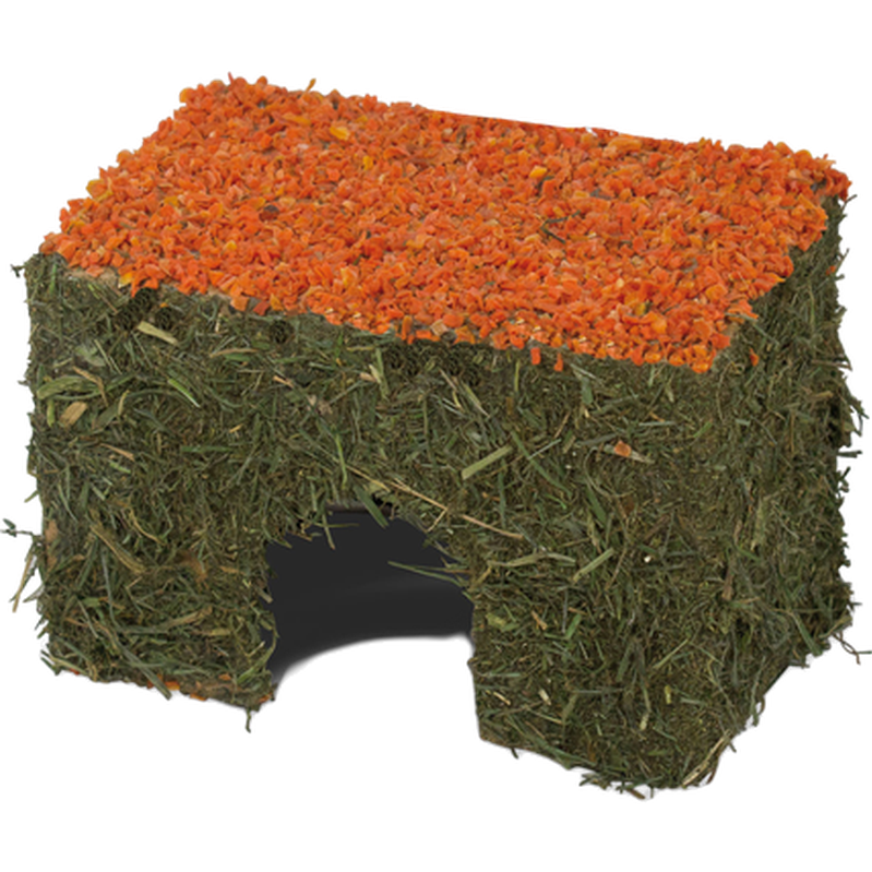 JR FARM Høyhus med gulrot oransje 15 x 9 x 10 cm