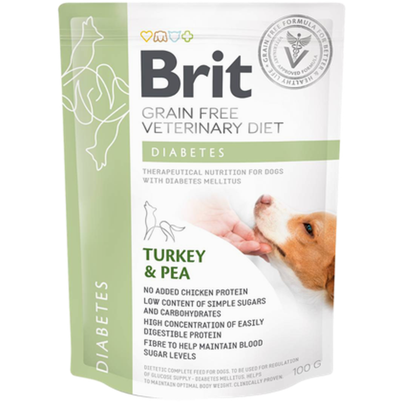 Grain Free Veterinary Diets Dog Diabetes Green 2 kg 