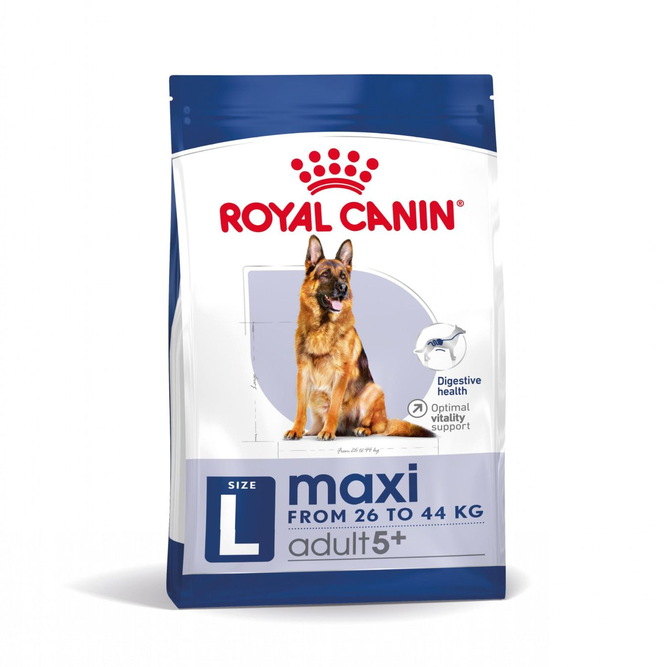 Maxi Adult 5+ Torrfoder för hund 15 kg