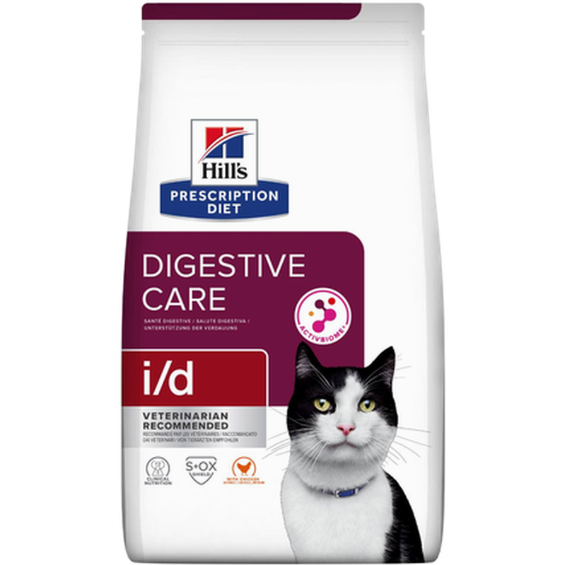 Hill's Prescription Diet Feline - i/d Digestive Care Chicken - Dry Cat Food 3 kg - Katt - Kattfoder & kattmat - ZOO.se