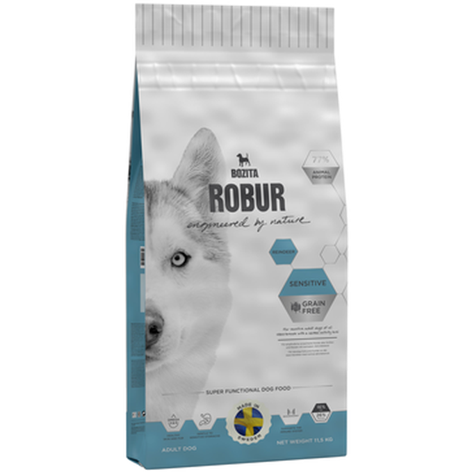 Bozita Robur - Sensitive Grain Free Reindeer 3 kg - Hund - Hundmat & hundfoder - ZOO.se