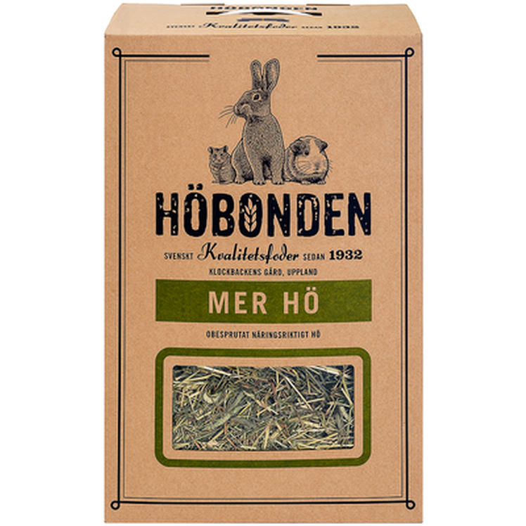 Höbonden - Mer Høy 4 kg - Smådyr - Fôr & høy til smådyr - Høy & urter til smådyr - ZOO.no
