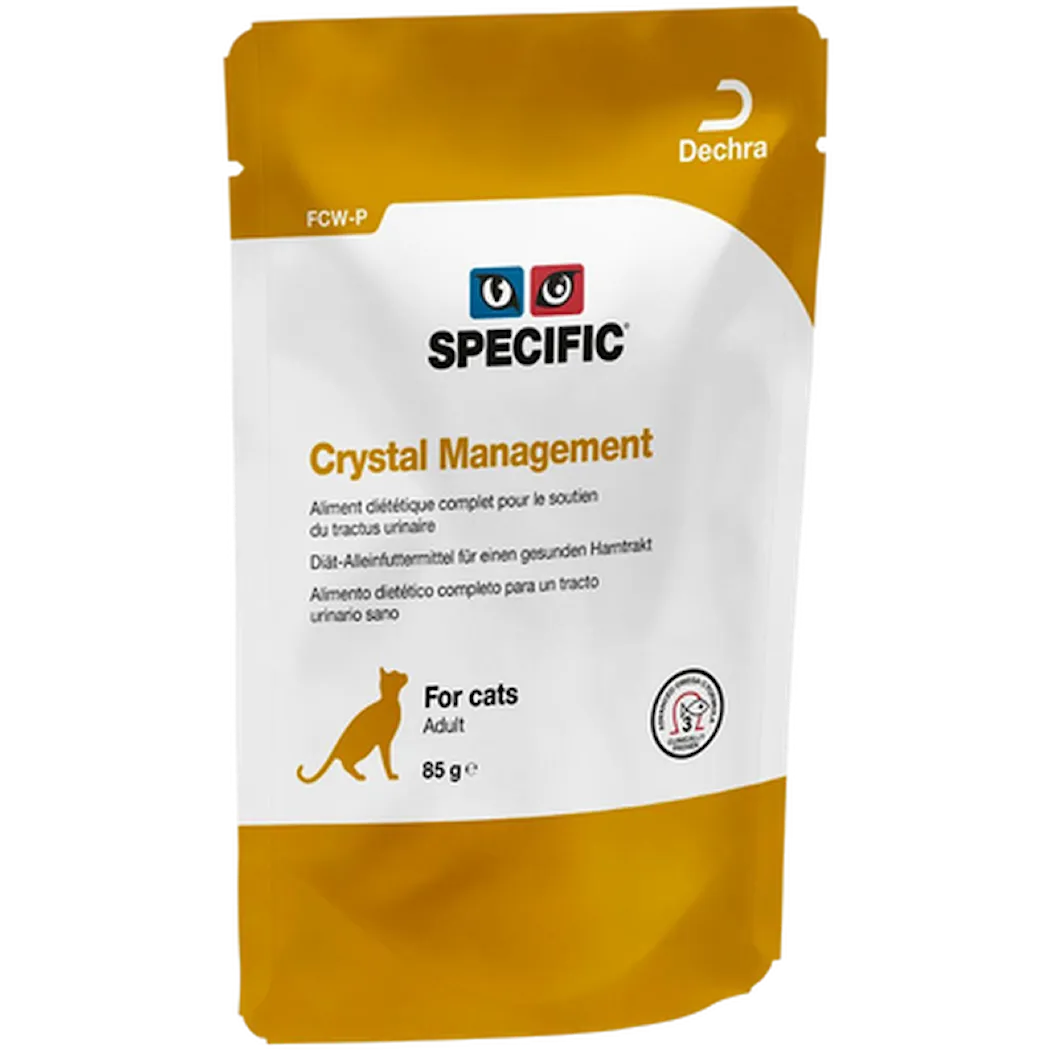 Cats FCW-P Crystal Management 85 g x 12 st - Portionspåsar