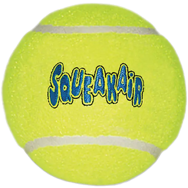 Air Dog Squeakers Ball leketøy gul medium