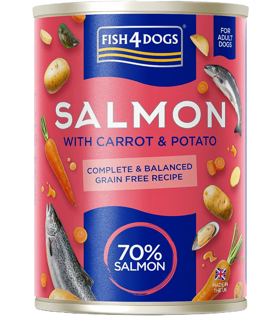 Fish4Dogs Salmon with Carrot & Potato 395g