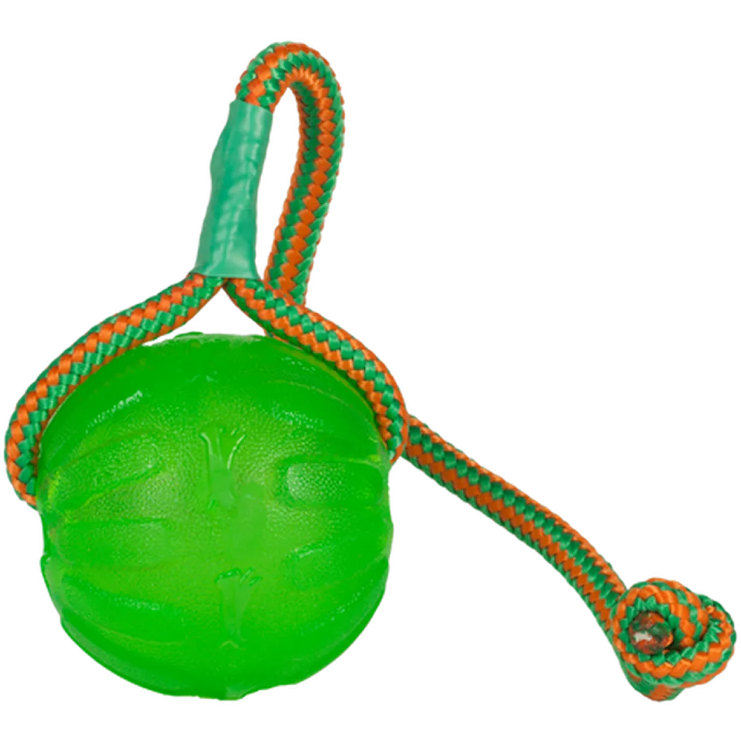 Everlasting Fun Ball med rep Green 8 cm