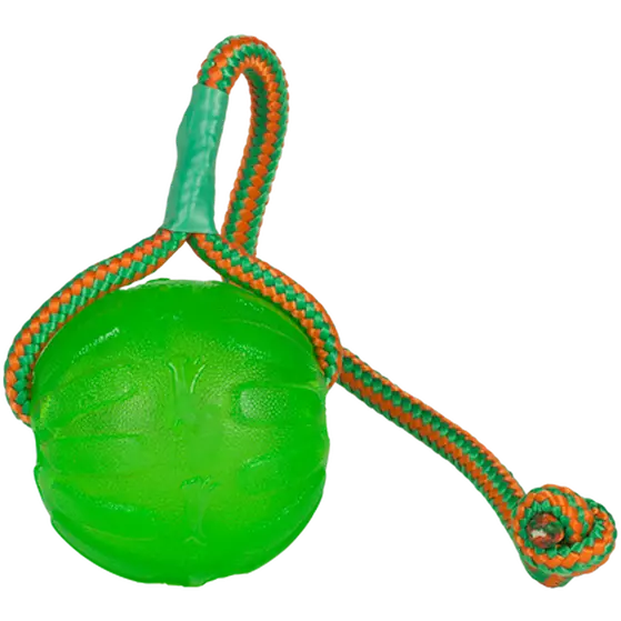 Everlasting Fun Ball med rep Green 8 cm