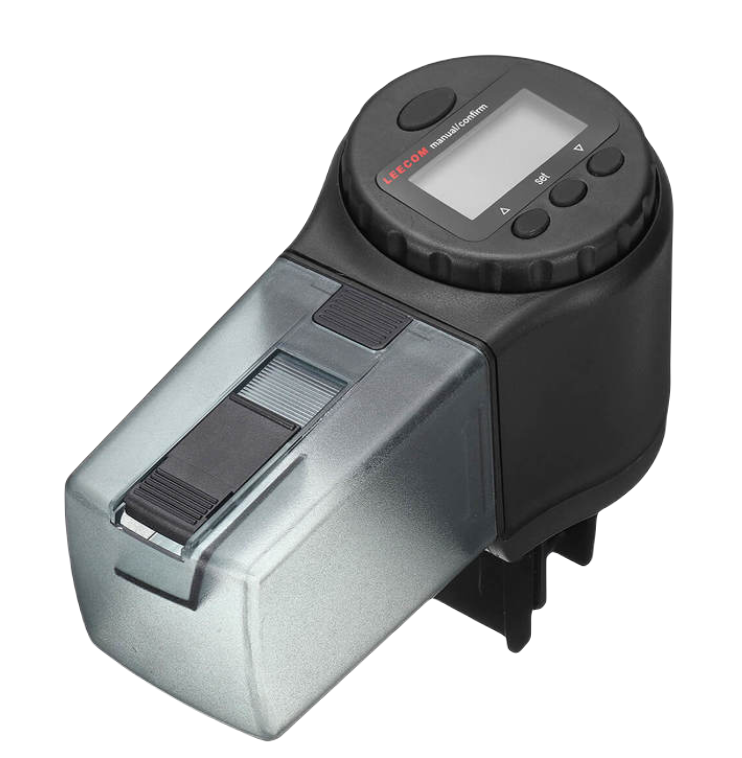 Digital foderautomat 135ml Svart