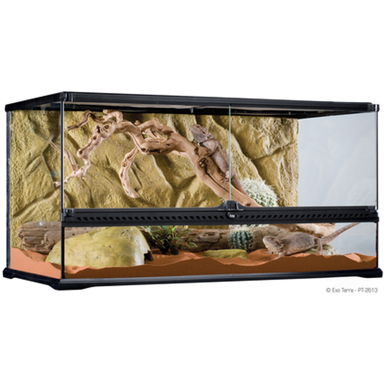 Exoterra Glass Terrarium Natural Wide - Advanced Reptile Habitat