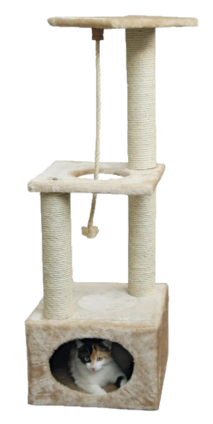 KerblPet - Klösträd Platin Pro 109 cm Beige - Katt - Klösträd & klösmöbler för katt - ZOO.se