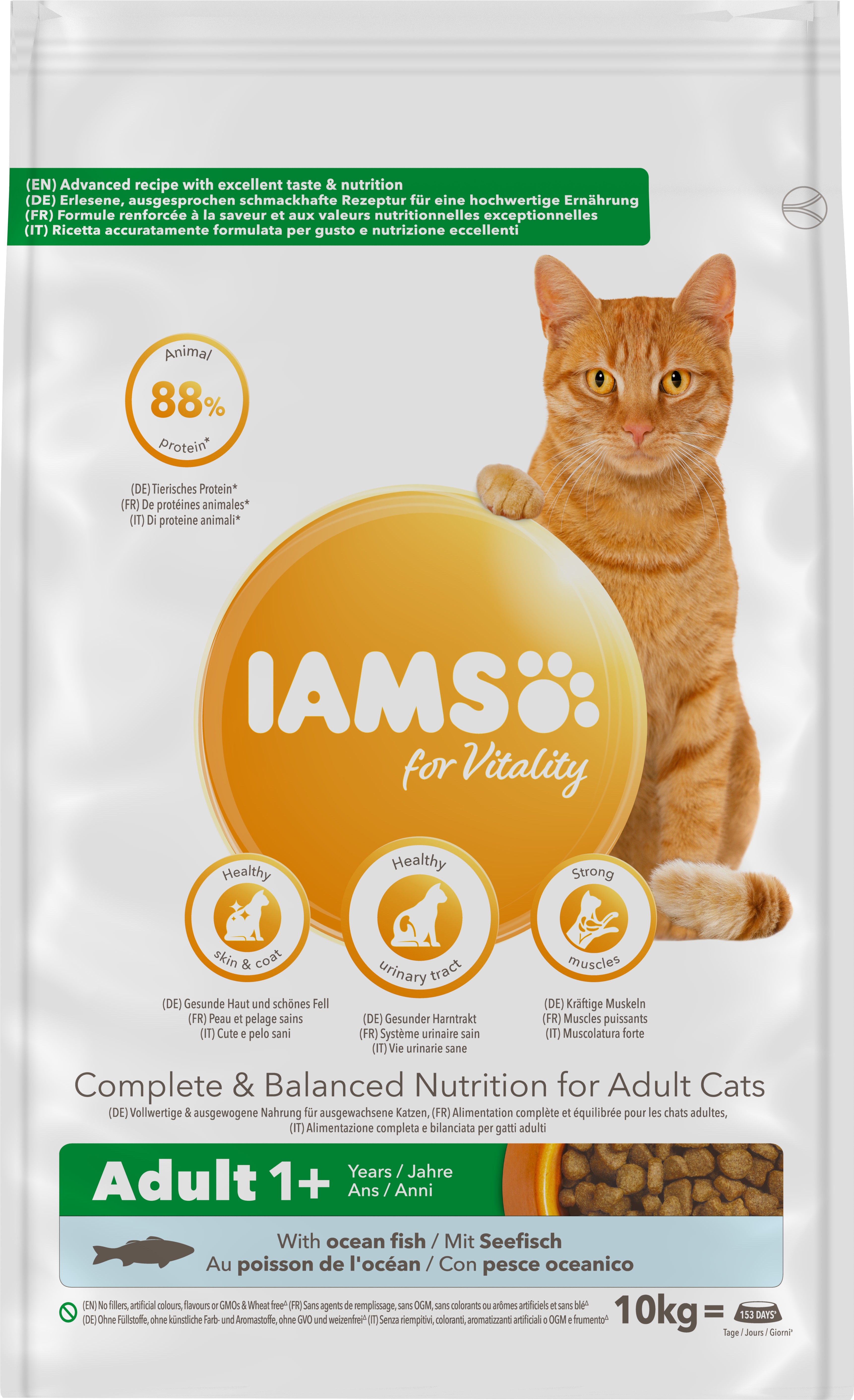 IAMS Cat Adult Ocean Fish 10 kg - front.png