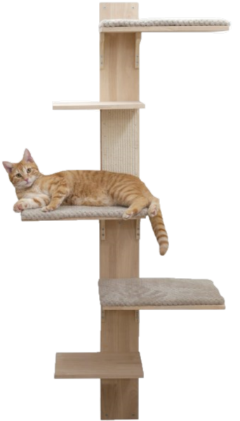 Vägghängt Klösträd Timber Beige/Grå