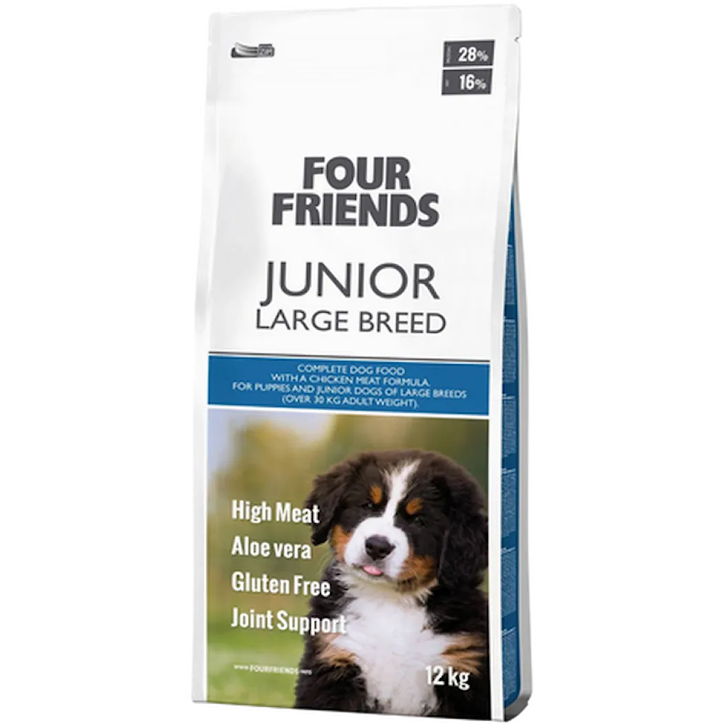 FourFriends Hund Junior stor rase 12 kg