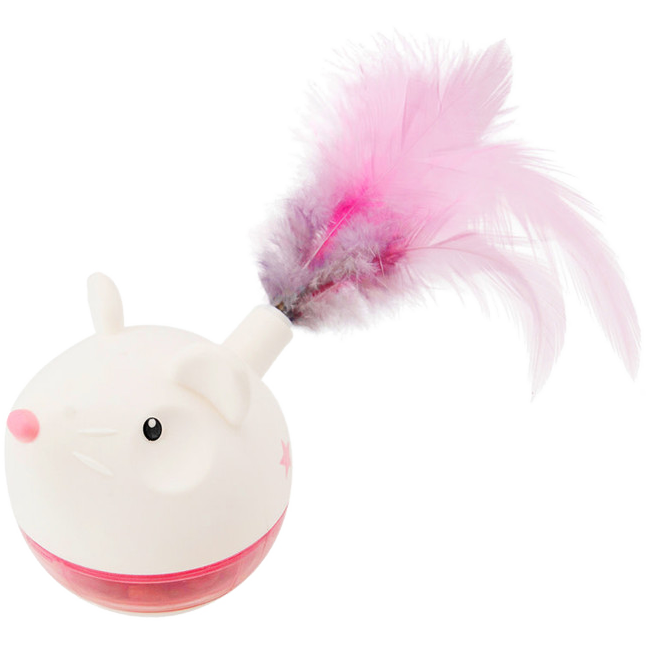 Cat Hunt 'N Swat Treat Tumbler White 11 x 7 x 14 cm