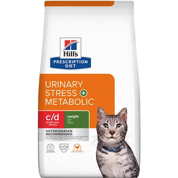 c/d Urinary Stress + Metabolic Dry Cat Food 3 kg