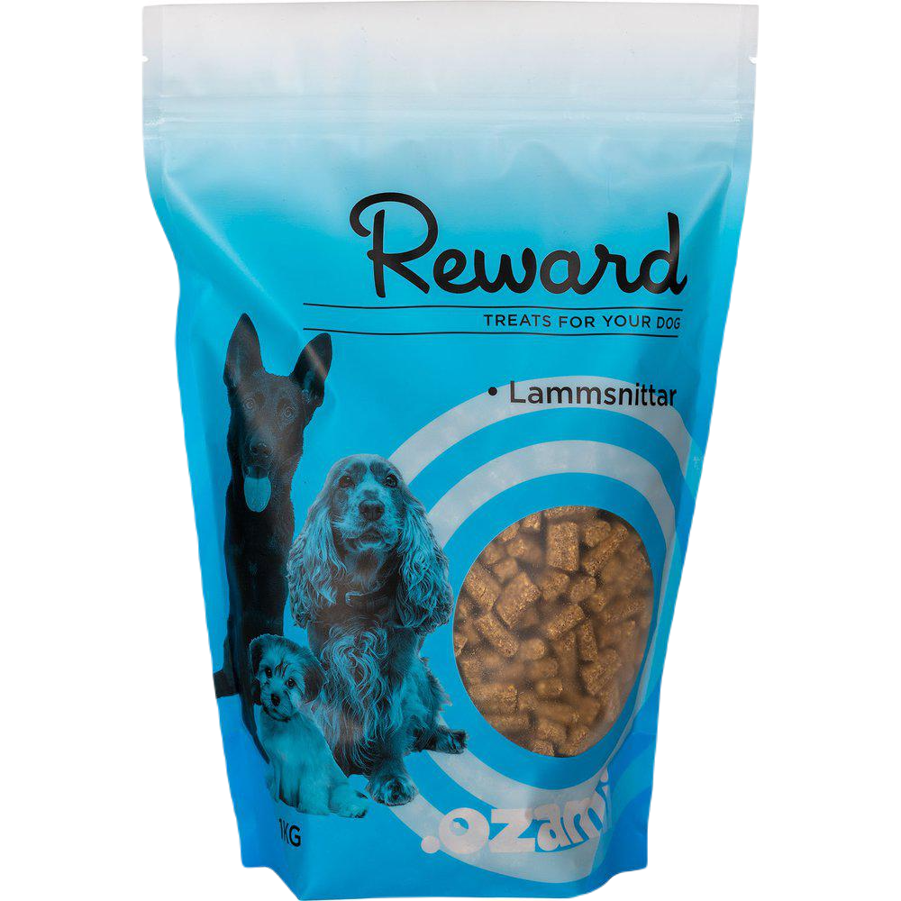 Ozami - Lammsnittar premium 1 kg - Hund - Hundgodis - Träningsgodis & belöningsgodis - ZOO.se