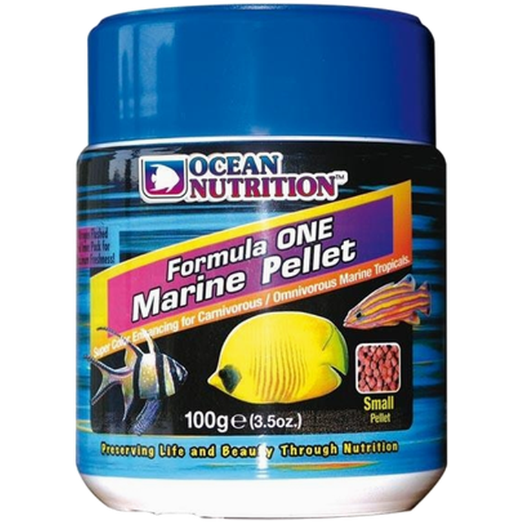 Ocean Nutrition - Formula One (1) Marine Pellets Small 100 g - Akvaristik - Fiskfoder & Fiskmat - ZOO.se