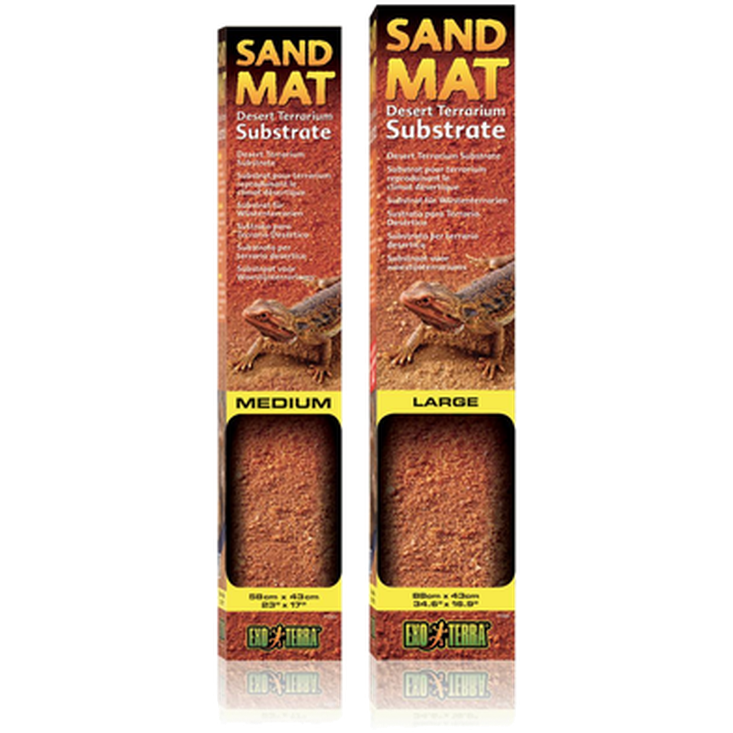 Exoterra - Sand Mat - Desert Terrarium Substrate Brown 88 x 43 cm - Reptil - ZOO.se
