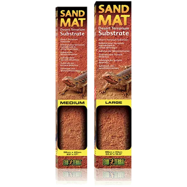 Sandmatte - Substrat for ørkenterrarium Brun 88 x 43 cm