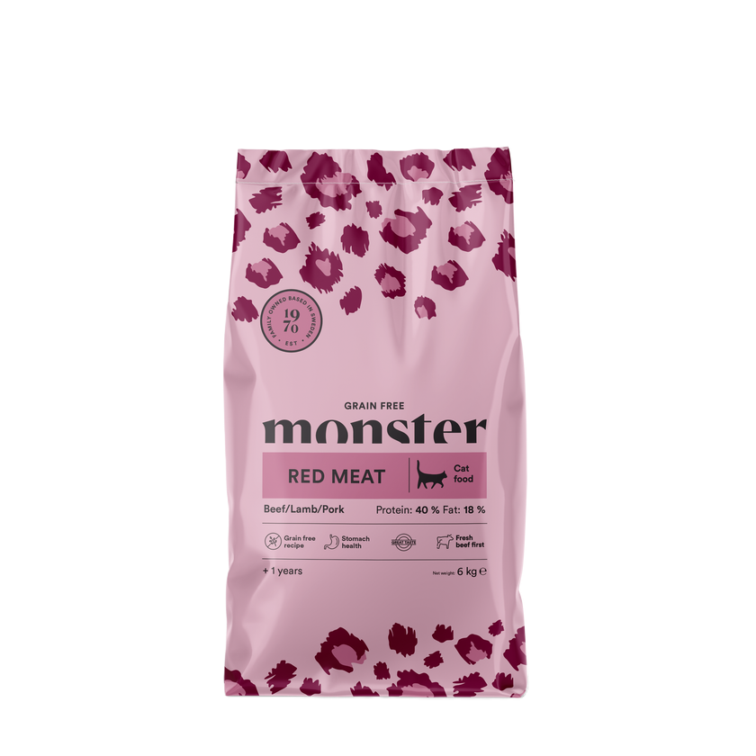 Monster Pet Food Cat Grain Free Red Meat
