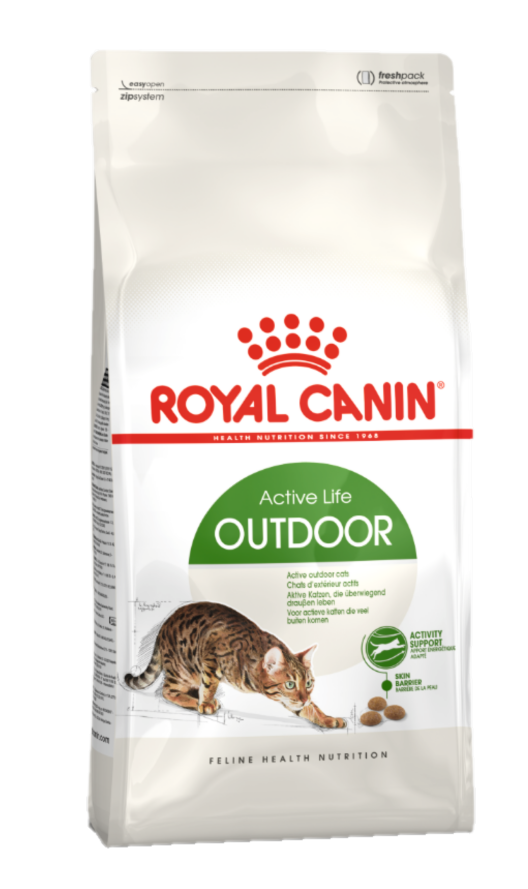 Outdoor Adult Torrfoder för katt 4 kg - Katt - Kattfoder & kattmat - Torrfoder till katt - Royal Canin - ZOO.se