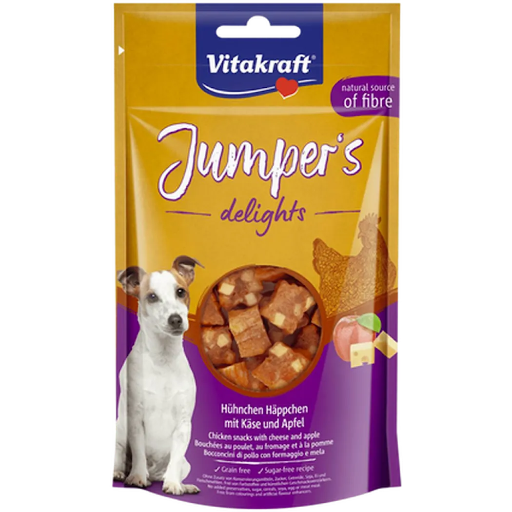 Dog Jumpers Delights Chicken-Apple Yellow 80 g
