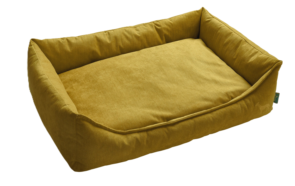 Sofa Eiby Polyester Yellow 100x70 cm