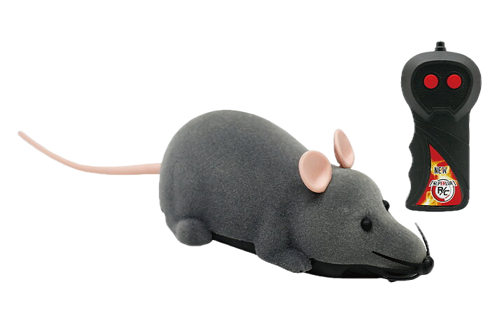 Radiostyrd råtta med fjärrkontroll