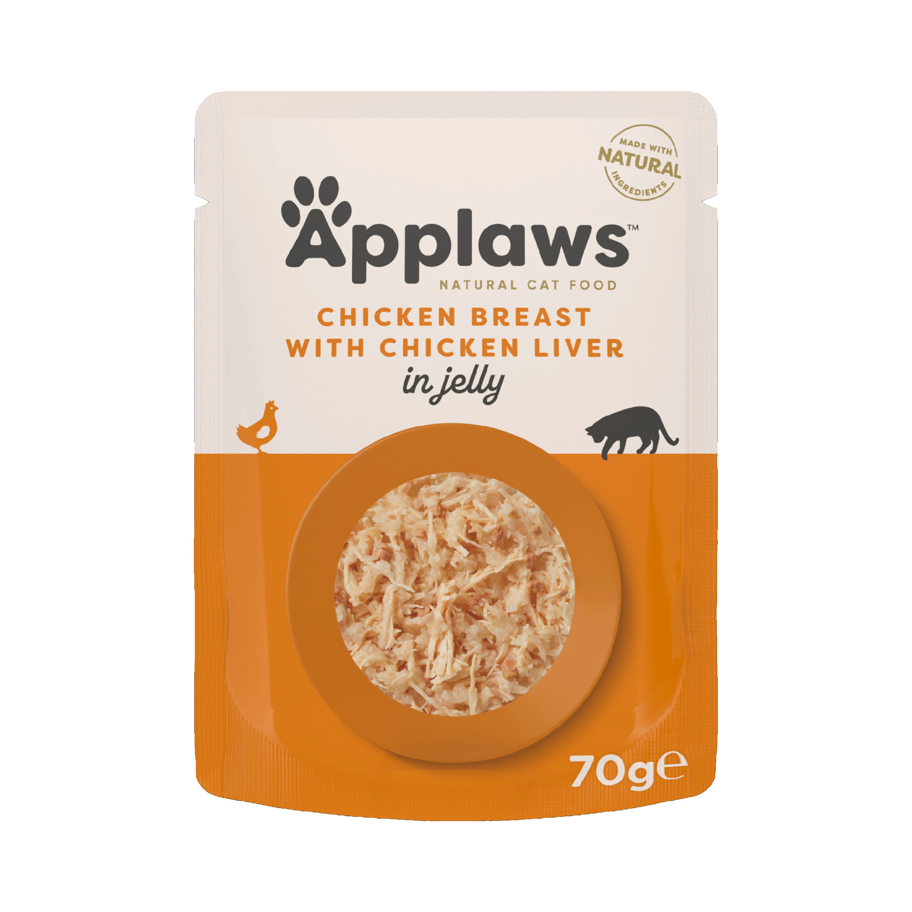 Applaws - Cat Pouch Chicken + Liver Gelé 70 g - Katt - Kattfoder & kattmat - ZOO.se