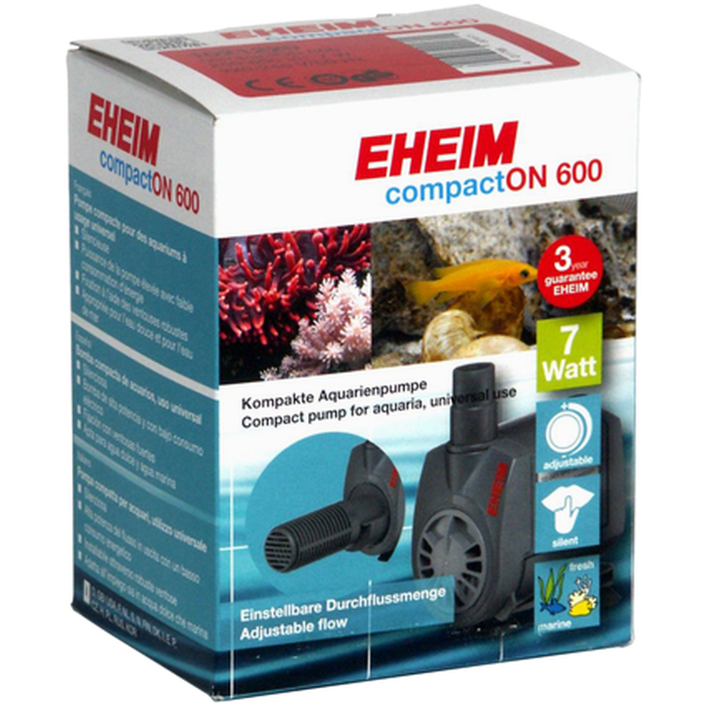 Eheim - Pump Compact 600 1001 600 l/h - Akvaristik - Akvariepumpar & Filter för akvarium - Cirkulationspump till akvarium - ZOO.se